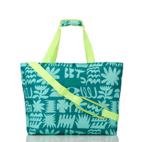 ALOHA COLLECTION CARRY-ON COOLER TOTE / SUMMER CLUB / BEACH GLASS/VERDANT