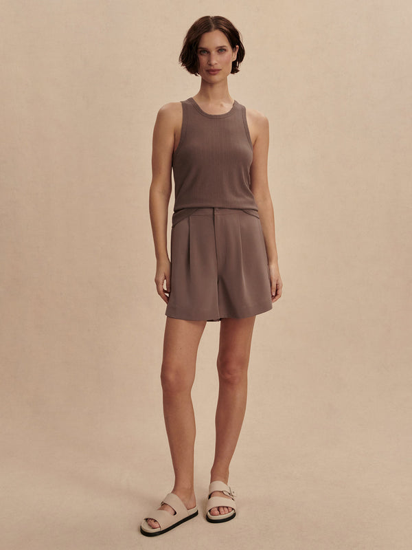 VARLEY THURMAN TANK - DEEP TAUPE