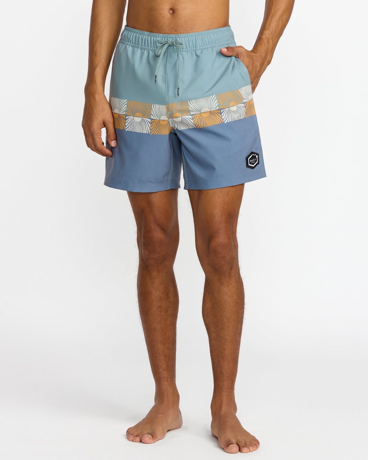 RVCA HAWAII SUNSET ELASTIC TRUNK 17" - DDN