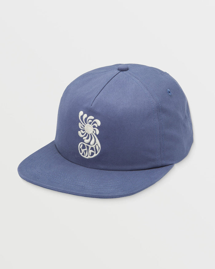 RVCA LA SUNN SNAPBACK HAT - VINTAGE NAVY