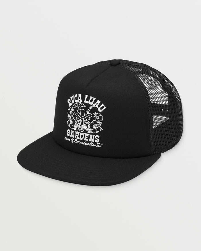 RVCA GARDENS TRUCKER HAT - BLK