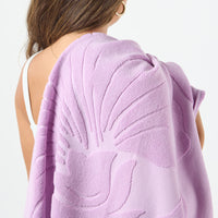 ALOHA COLLECTION BEACH TOWEL / HEIPUA / LAVANDE