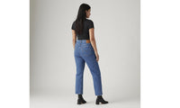 LEVIS RIBCAGE STRAIGHT ANKLE - JAZZ POP MEDIUM WASH 0117