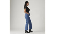 LEVIS RIBCAGE STRAIGHT ANKLE - JAZZ POP MEDIUM WASH 0117