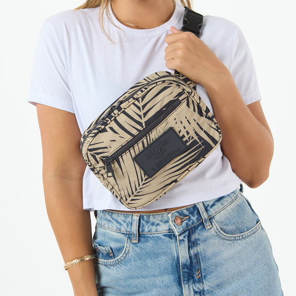 ALOHA COLLECTION KEEP IT LIGHT HIP PACK / ARECA / FRAPPE/BLACK
