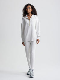 VARLEY MASIE LONGLINE SWEAT - IVORY