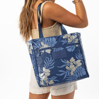 ALOHA COLLECTION GO-TO TOTE / GINGER DREAM / HANALEI MOON/NAVY