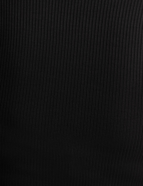 BEYOND YOGA SILHOUETTE CROPPED TEE - BLACK LB7975