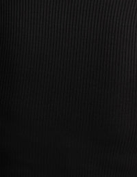 BEYOND YOGA SILHOUETTE CROPPED TEE - BLACK LB7975