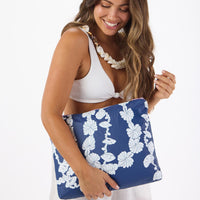 ALOHA COLLECTION MAX / SHELL LEI / WHITE NAVY