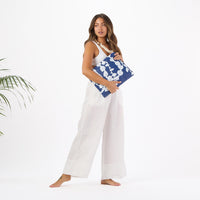 ALOHA COLLECTION MAX / SHELL LEI / WHITE NAVY