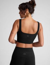 BEYOND YOGA SPACEDYE SHAPE BRA - DARKEST NIGHT 8329
