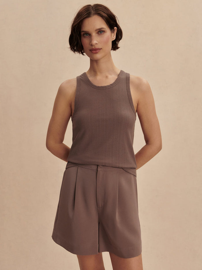 VARLEY THURMAN TANK - DEEP TAUPE
