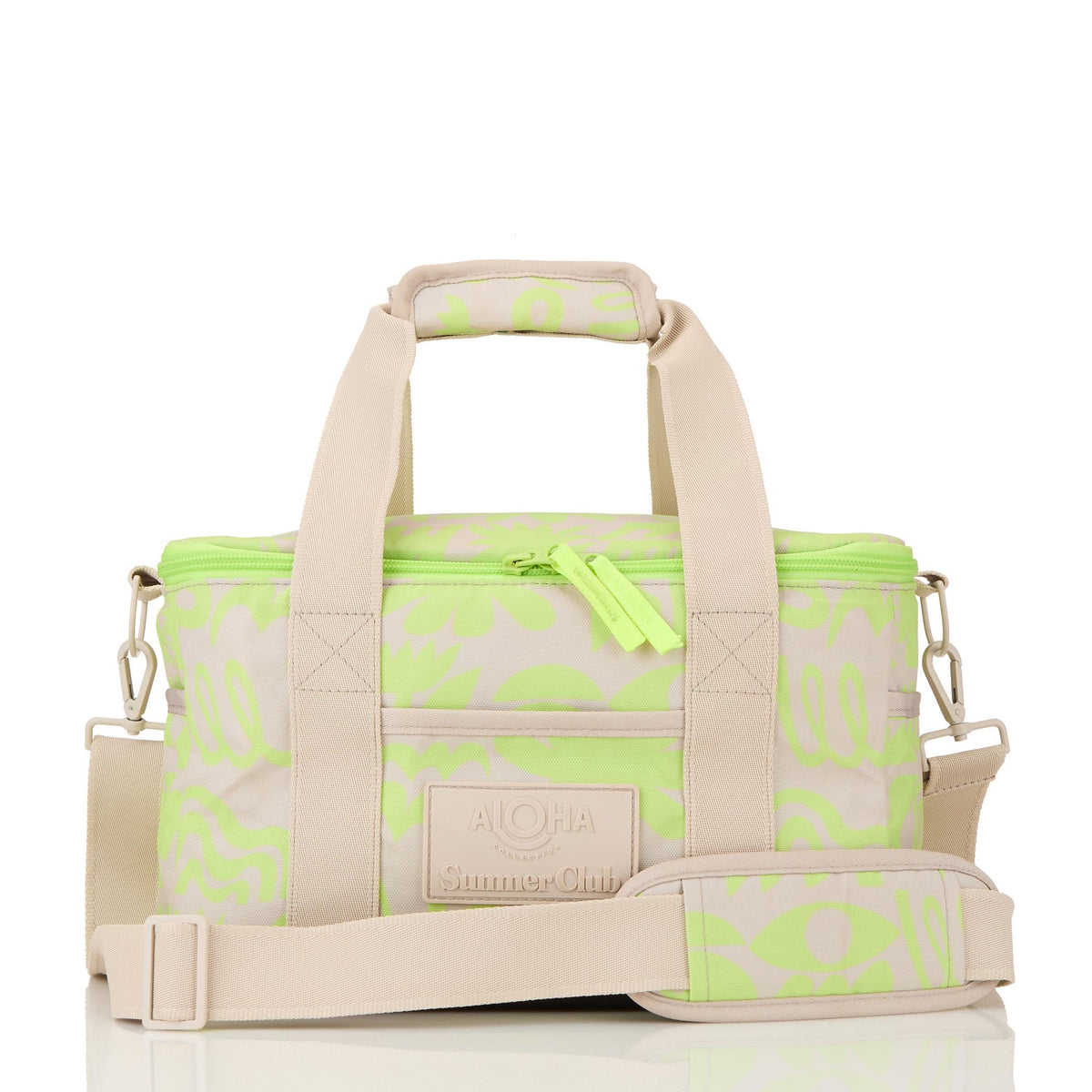 ALOHA COLLECTION PACKABLE COOLER / SUMMER CLUB / HIGHLIGHTER ON SANDSTONE