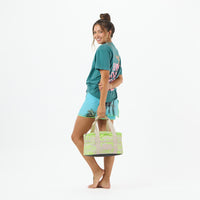 ALOHA COLLECTION PACKABLE COOLER / SUMMER CLUB / HIGHLIGHTER ON SANDSTONE