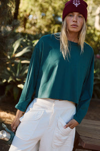 FREE PEOPLE MOVEMENT INSPIRE LAYER ISS - EVERGREEN 1678
