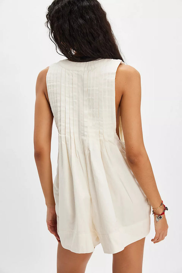 FREE PEOPLE WEBSTER ROMPER - ECRU WASH 4060