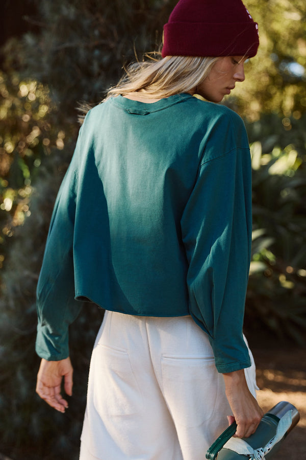FREE PEOPLE MOVEMENT INSPIRE LAYER ISS - EVERGREEN 1678