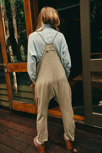 FREE PEOPLE MOVEMENT HOT SHOT ONESIE - SAGE STONE 9677