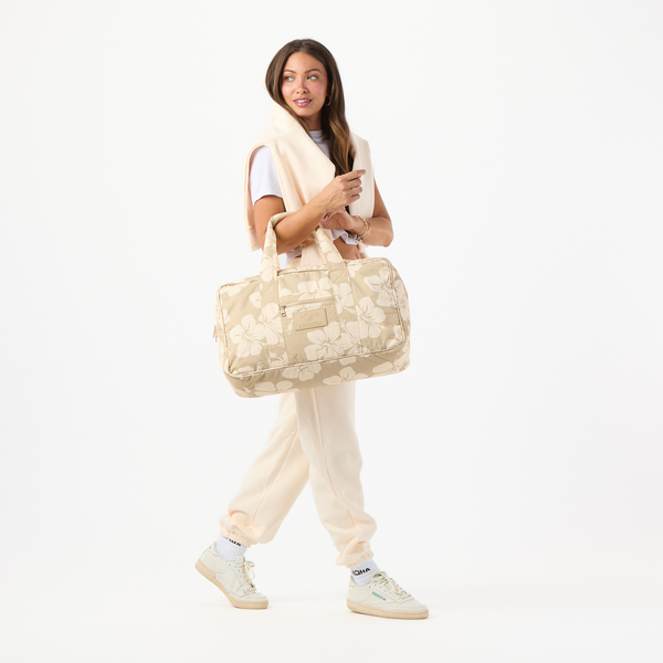 ALOHA COLLECTION KEEP IT LIGHT WEEKENDER / HANA HOU / CREME/DUNE