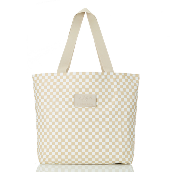 ALOHA COLLECTION DAY TRIPPER / PETITE CHECK / LATTE