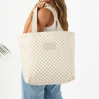 ALOHA COLLECTION DAY TRIPPER / PETITE CHECK / LATTE