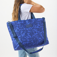 ALOHA COLLECTION CARRY-ON COOLER TOTE / BREEZY / NAVY