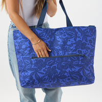 ALOHA COLLECTION CARRY-ON COOLER TOTE / BREEZY / NAVY