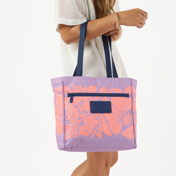 ALOHA COLLECTION GO-TO TOTE / HEIPUA / SORBET LAVANDE