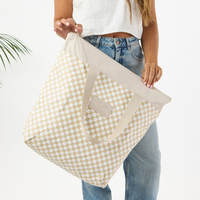 ALOHA COLLECTION DAY TRIPPER / PETITE CHECK / LATTE