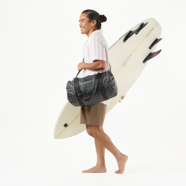 ALOHA COLLECTION  DUFFLE / PALAKA / CHARCOAL BLACK