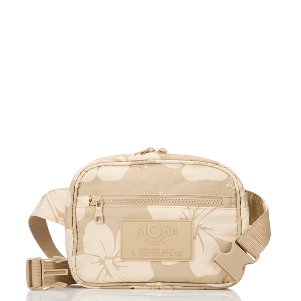ALOHA COLLECTION KEEP IT LIGHT HIP PACK / HANA HOU / CREME/DUNE