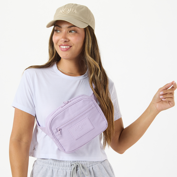 ALOHA COLLECTION KEEP IT LIGHT HIP PACK / MONOCHROME / LAVANDE