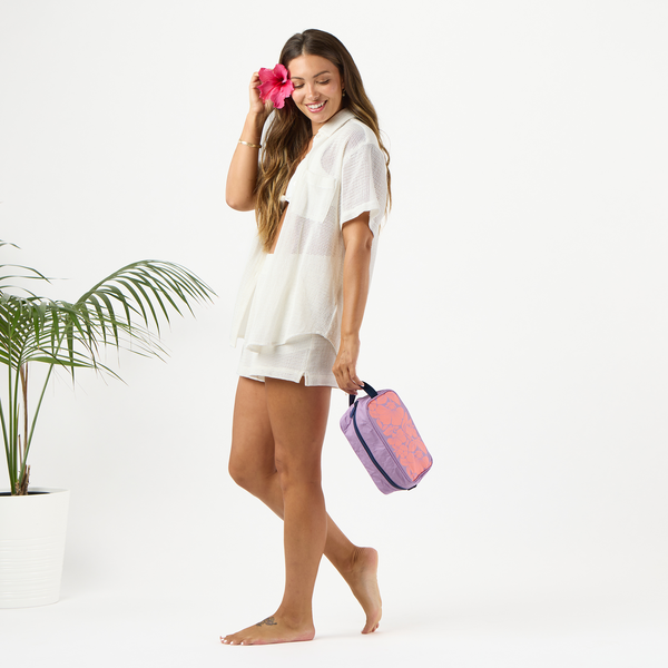 ALOHA COLLECTION DOPP / HEIPUA / SORBET LAVANDE