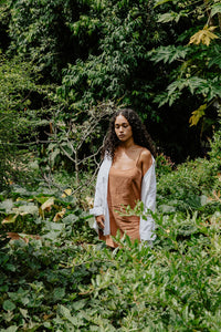 RHYTHM CLASSIC SLIP DRESS - CARAMEL