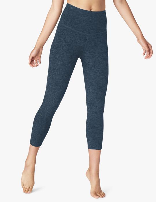 Solid Capri Leggings  yoga style waistband – derbecca