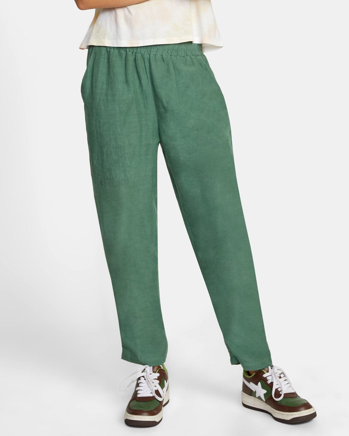 YU様専用 loile side seam long pants Green-