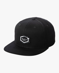 RVCA ISLAND HEX SNAPBACK - BLK