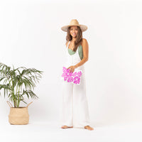 ALOHA COLLECTION MID /  BIG ISLAND HIBISCUS CRUSH/WHITE