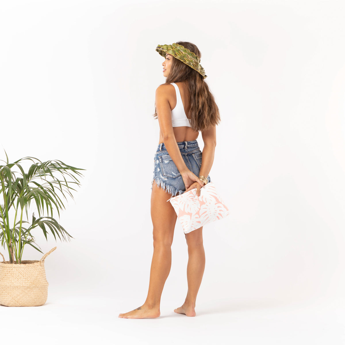 ALOHA COLLECTION MID /  MANOA WHITE/GUAVA