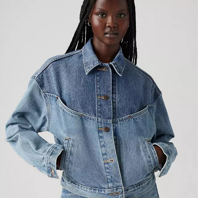 LEVIS SHRUNKEN 90's TRUCKER JACKET - WESTERN IRONIC ICONIC