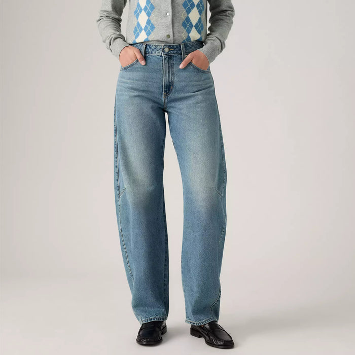 LEVI'S BAGGY DAD BARREL WOMEN'S JEANS - EASY DAYS 0002
