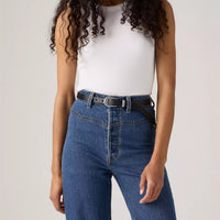 LEVI'S RIBCAGE WESTERN YOKE WOMENS JEANS - VALLEY VIEW STONE 0001