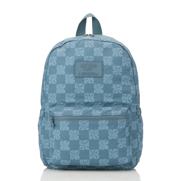ALOHA COLLECTION KEEP IT LIGHT BACKPACK / PUA CHECK / SLATE