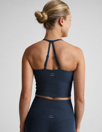 BEYOND YOGA SPACEDYE MAKE IT STRAPPY TANK - NOCTURNAL NAVY 0073L