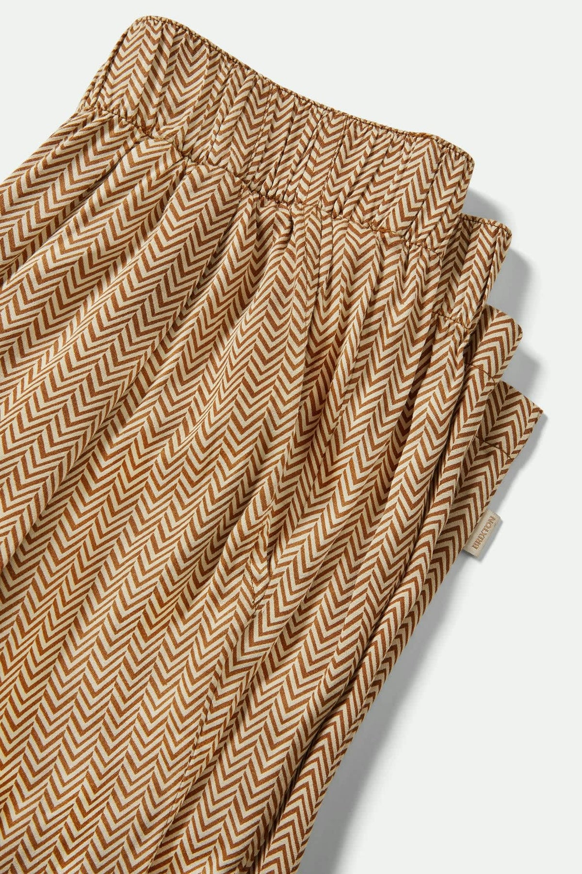 BRIXTON HUDSON LOUNGE PANTS - WASHED COPPER/WHITECAP