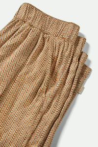 BRIXTON HUDSON LOUNGE PANTS - WASHED COPPER/WHITECAP