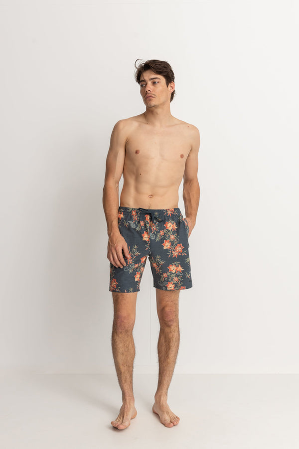 RHYTHM TROPICAL PAISLEY BEACH SHORTS | NAVY