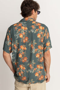 RHYTHM TROPICAL PAISLEY CUBAN SS SHIRT | NAVY