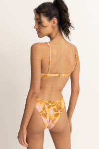 RHYTHM MAHANA FLORAL UNDERWIRE TOP | YELLOW